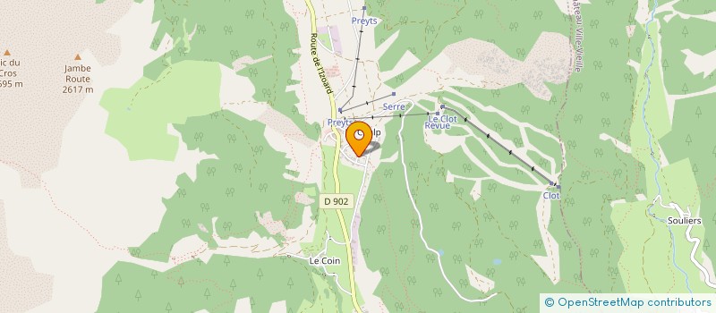 localisation de l'entreprise MONSIEUR THIERRY TOYE  ARVIEUX