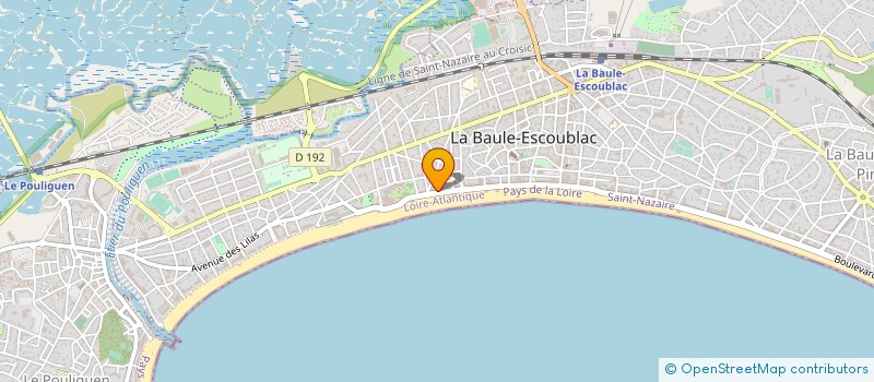 localisation de l'entreprise MONSIEUR THIERRY TRAINEAU à LA BAULE-ESCOUBLAC