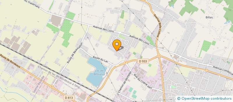 localisation de l'entreprise MONSIEUR THIERRY TREHIOU  BEAUPUY