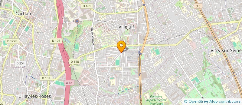 localisation de l'entreprise MONSIEUR THIERRY TREILLE à VILLEJUIF