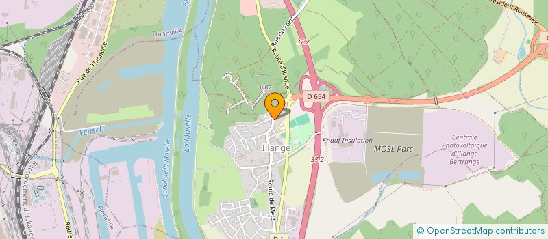 localisation de l'entreprise MONSIEUR THIERRY TRESSON  ILLANGE