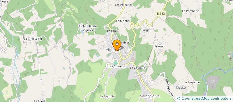 localisation de l'entreprise MONSIEUR THIERRY TREUIL à VIGNOLS