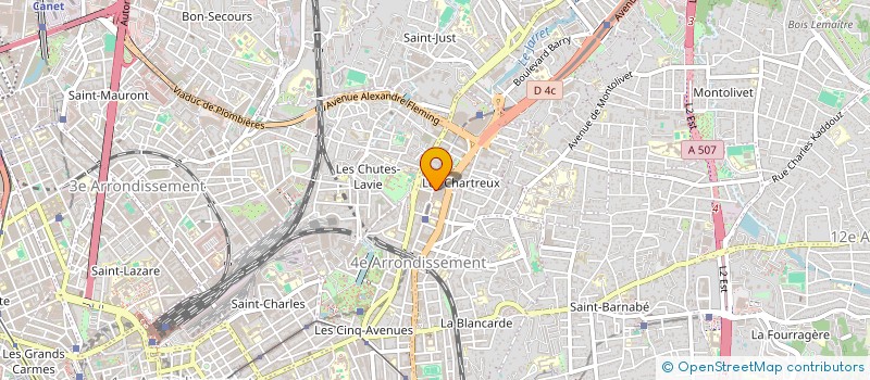 localisation de l'entreprise MONSIEUR THIERRY TRICART à MARSEILLE