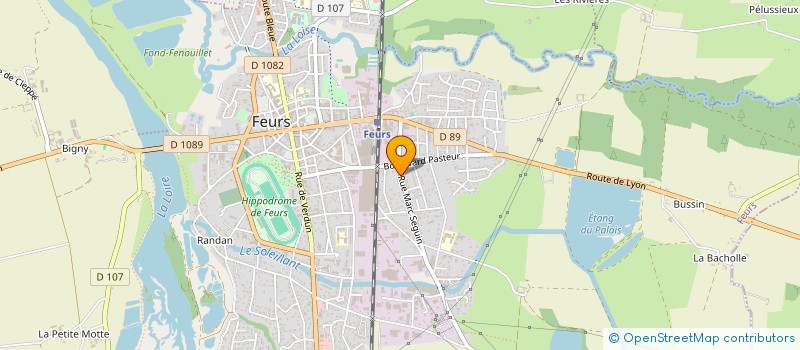 localisation de l'entreprise MONSIEUR THIERRY TRICAUD  FEURS