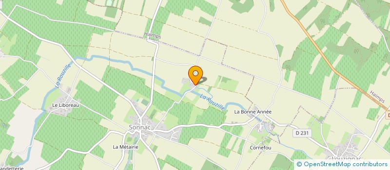 localisation de l'entreprise MONSIEUR THIERRY TRIMOULINARD  SONNAC