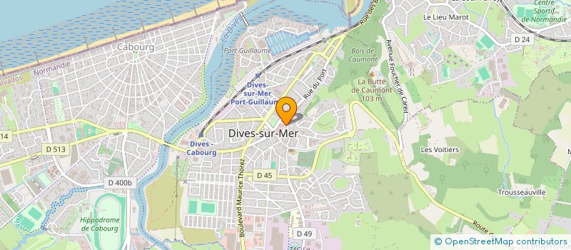 localisation de l'entreprise MONSIEUR THIERRY TRINCART  DIVES-SUR-MER