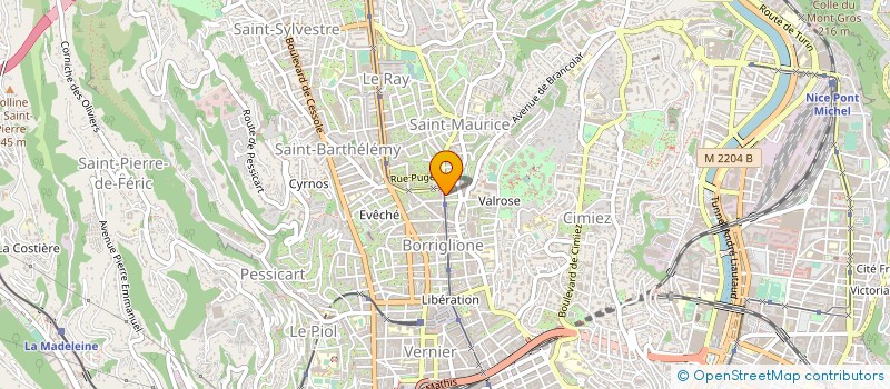 localisation de l'entreprise MONSIEUR THIERRY TROIN  NICE