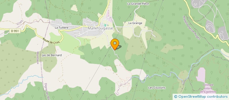 localisation de l'entreprise MONSIEUR THIERRY TRON  MALLEFOUGASSE-AUGES