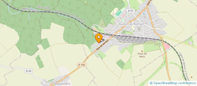 localisation de l'entreprise MONSIEUR THIERRY TROSSELER  AUDUN-LE-ROMAN