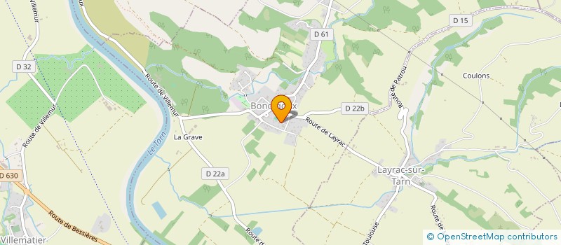 localisation de l'entreprise MONSIEUR THIERRY TROUILLEFOU  BONDIGOUX