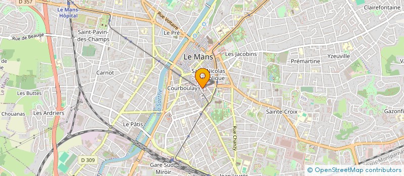 localisation de l'entreprise MONSIEUR THIERRY TROUILLET à LE MANS