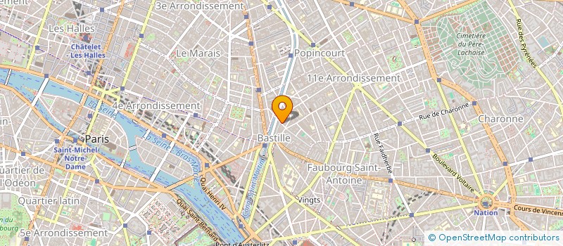 localisation de l'entreprise MONSIEUR THIERRY TROUSSIER  PARIS