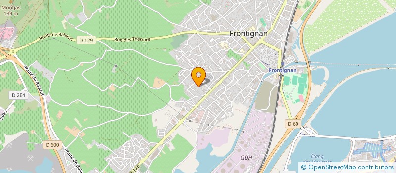 localisation de l'entreprise MONSIEUR THIERRY TUDES à FRONTIGNAN