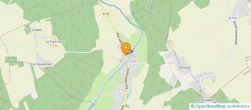 localisation de l'entreprise MONSIEUR THIERRY TULOUP  BROSVILLE