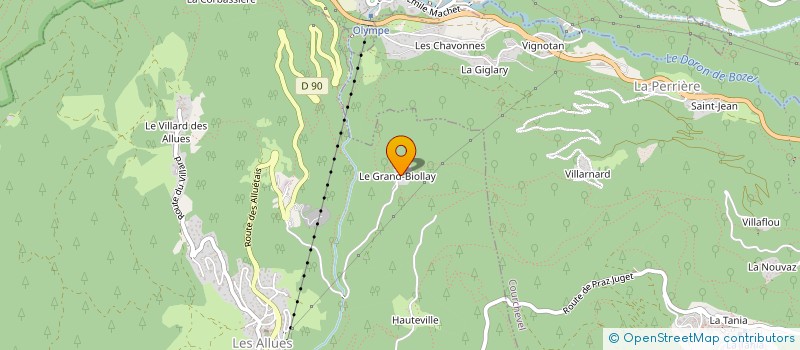 localisation de l'entreprise MONSIEUR THIERRY TURQUET  LES ALLUES