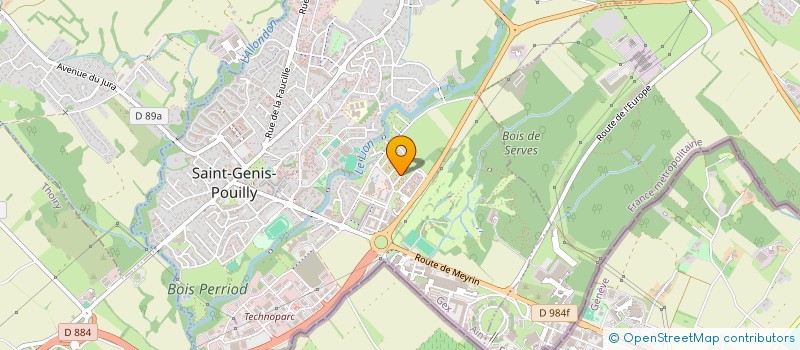 localisation de l'entreprise MONSIEUR THIERRY ULDRY  SAINT-GENIS-POUILLY