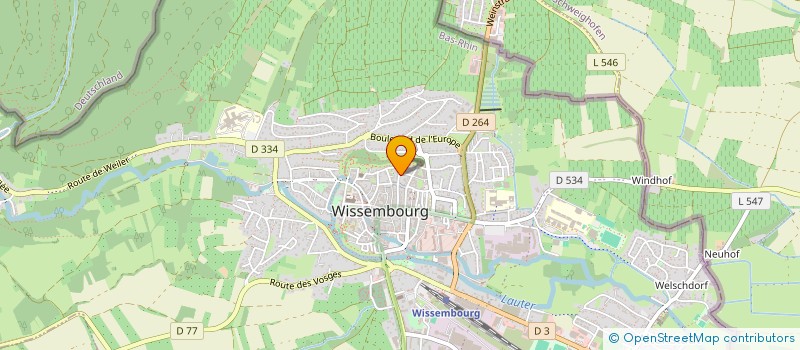 localisation de l'entreprise MONSIEUR THIERRY URLACHER à WISSEMBOURG