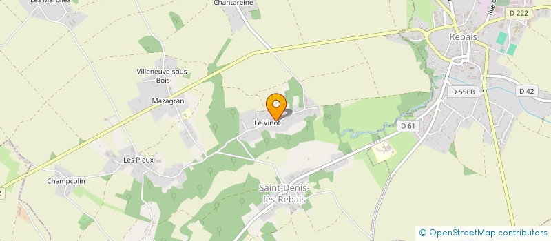 localisation de l'entreprise MONSIEUR THIERRY USEL  SAINT-DENIS-LES-REBAIS