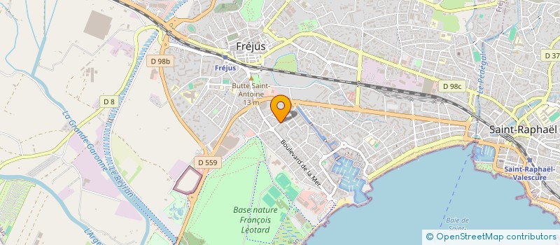 localisation de l'entreprise MONSIEUR THIERRY VADEBLE à FREJUS