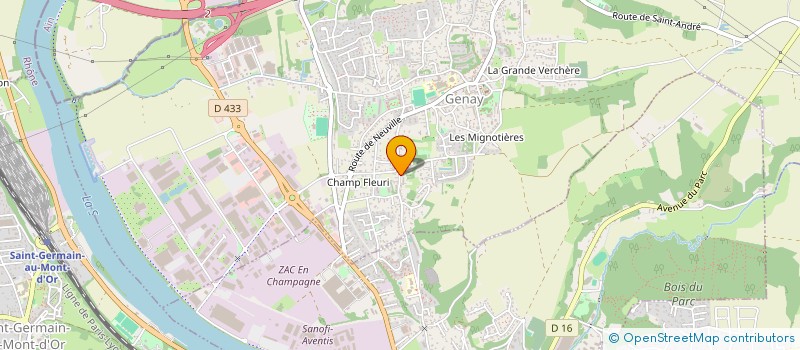 localisation de l'entreprise MONSIEUR THIERRY VAGANAY  GENAY