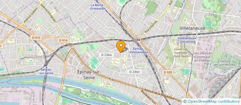 localisation de l'entreprise MONSIEUR THIERRY VAILLANT  EPINAY-SUR-SEINE