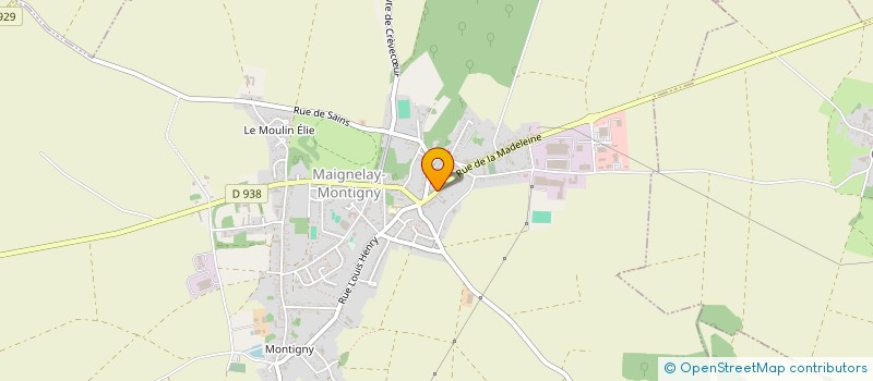 localisation de l'entreprise MONSIEUR THIERRY VAILLANT  MAIGNELAY-MONTIGNY