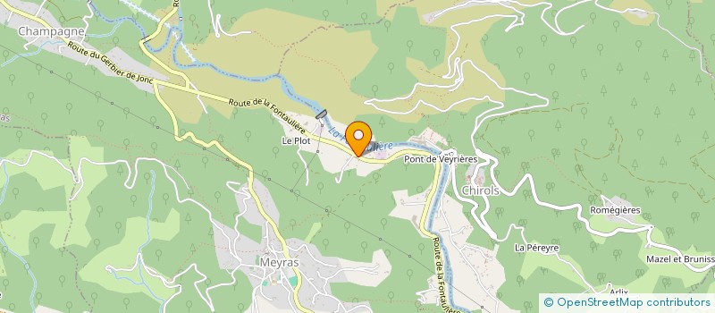 localisation de l'entreprise MONSIEUR THIERRY VALAYER  MEYRAS