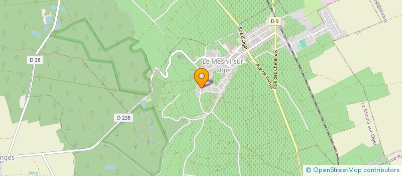 localisation de l'entreprise MONSIEUR THIERRY VALENCIN  LE MESNIL-SUR-OGER