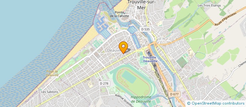 localisation de l'entreprise MONSIEUR THIERRY VALET à DEAUVILLE