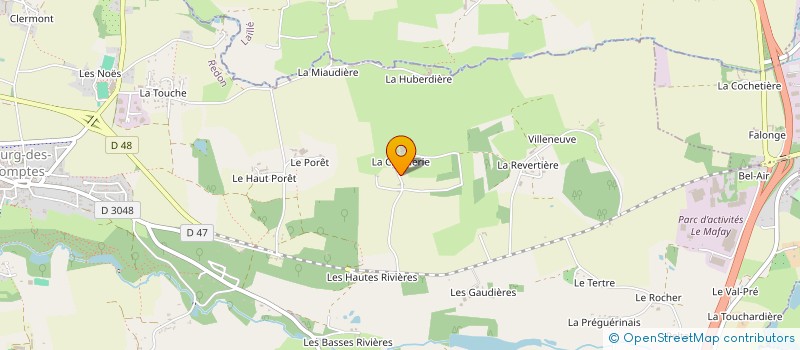 localisation de l'entreprise MONSIEUR THIERRY VALLEE à BOURG-DES-COMPTES
