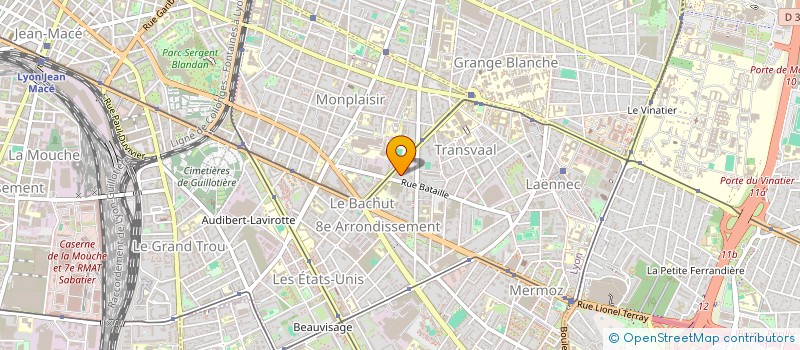 localisation de l'entreprise MONSIEUR THIERRY VALLET à LYON