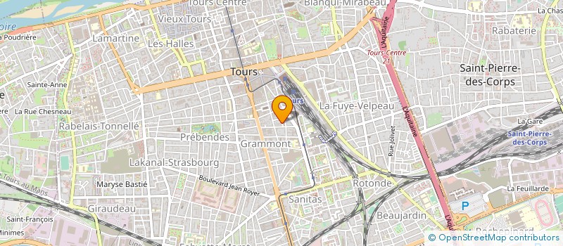 localisation de l'entreprise MONSIEUR THIERRY VALLIER  TOURS