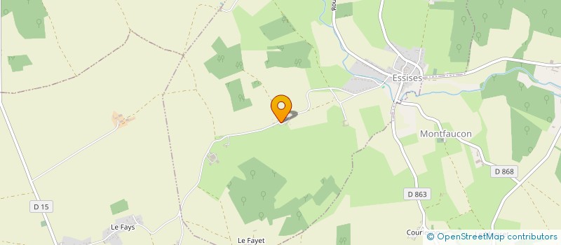 localisation de l'entreprise MONSIEUR THIERRY VAN MAELE  ESSISES