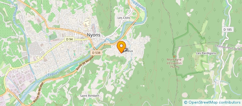 localisation de l'entreprise MONSIEUR THIERRY VANDENBUSSCHE à NYONS
