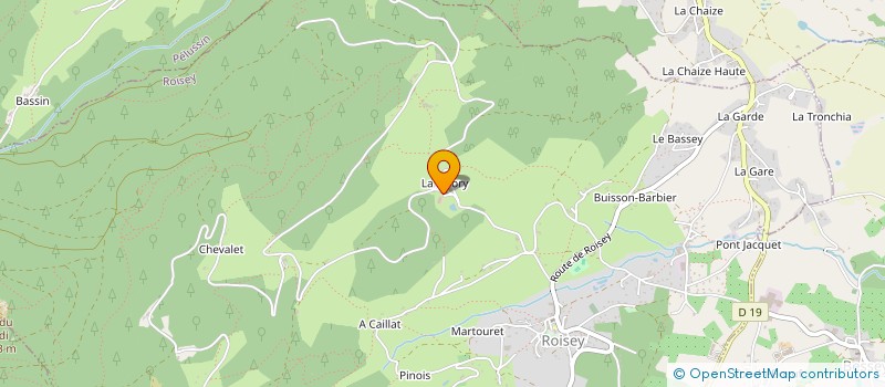 localisation de l'entreprise MONSIEUR THIERRY VANEL  ROISEY