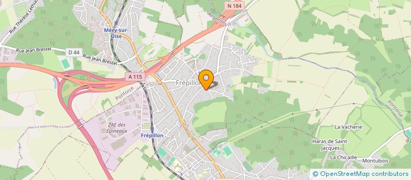 localisation de l'entreprise MONSIEUR THIERRY VANHOORDE à FREPILLON