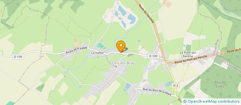 localisation de l'entreprise MONSIEUR THIERRY VANLEYNSEELE  ONS-EN-BRAY