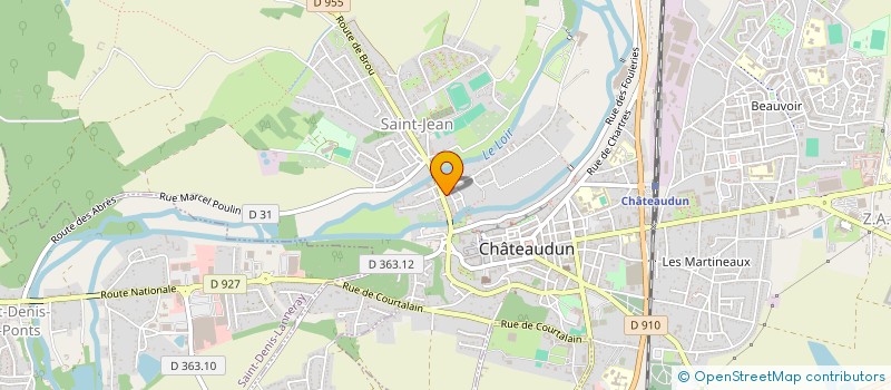 localisation de l'entreprise MONSIEUR THIERRY VANNEAU à CHATEAUDUN