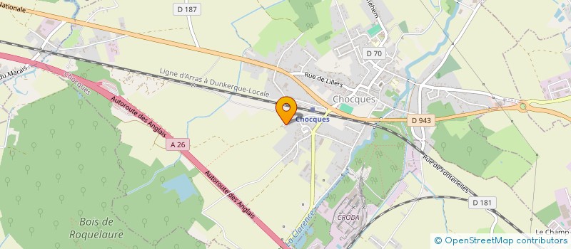 localisation de l'entreprise MONSIEUR THIERRY VANPEPERSTRAETE  CHOCQUES