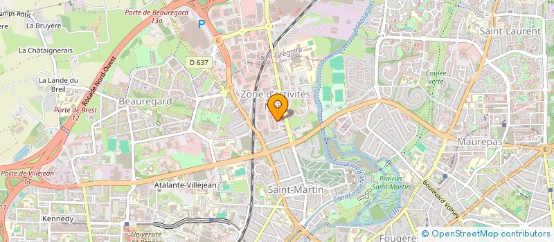 localisation de l'entreprise MONSIEUR THIERRY VARANGOT  RENNES