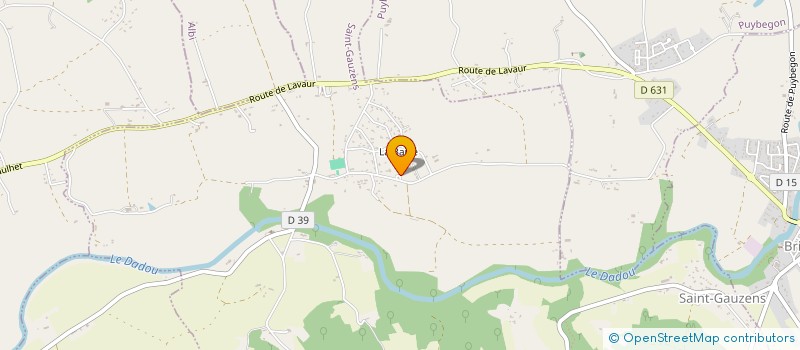 localisation de l'entreprise MONSIEUR THIERRY VARDELLE  SAINT-GAUZENS