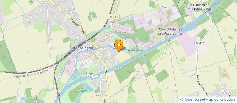 localisation de l'entreprise MONSIEUR THIERRY VASSEUR  DON