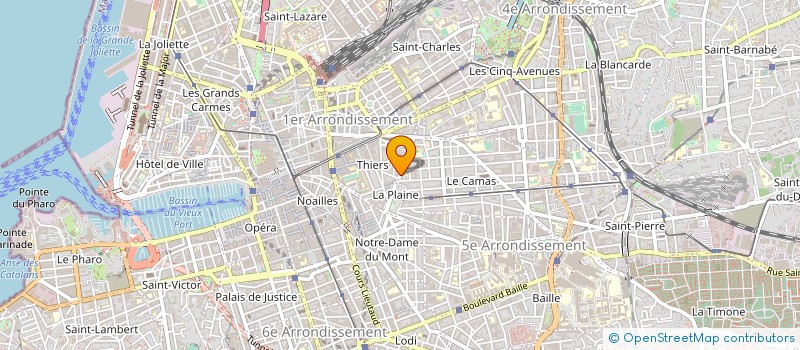 localisation de l'entreprise MONSIEUR THIERRY VAUDE à MARSEILLE