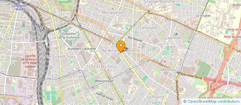localisation de l'entreprise MONSIEUR THIERRY VAUDELIN à LYON 5EME