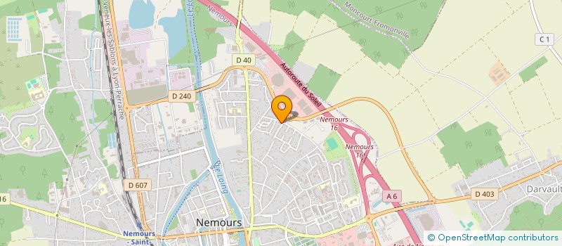 localisation de l'entreprise MONSIEUR THIERRY VAUZEL  NEMOURS