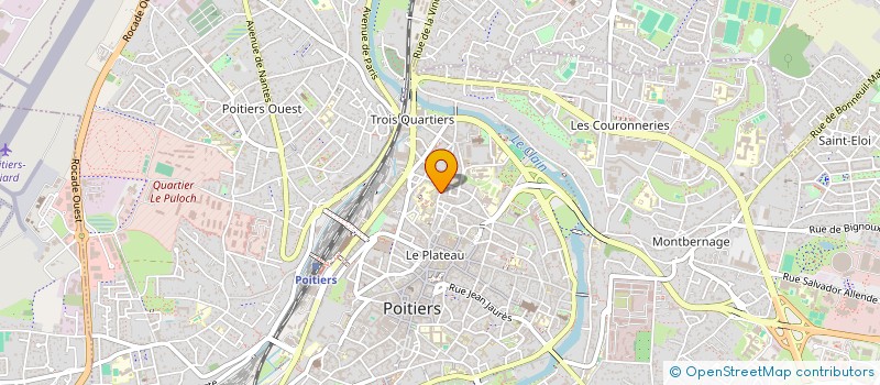 localisation de l'entreprise MONSIEUR THIERRY VEDELAGO  POITIERS