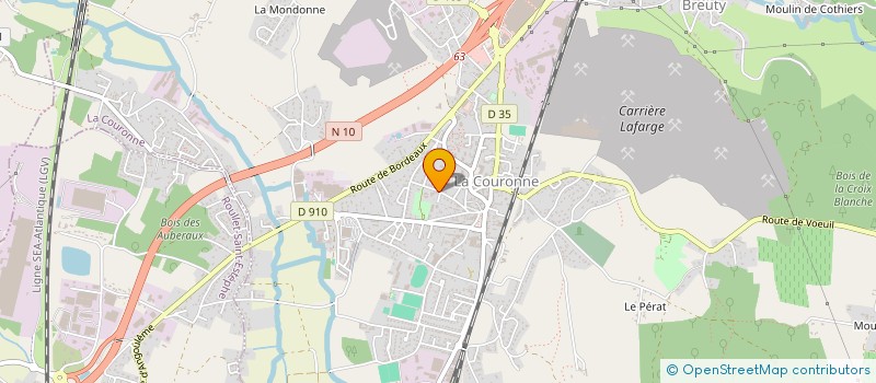 localisation de l'entreprise MONSIEUR THIERRY VEDRENNE à LA COURONNE