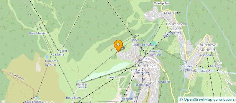 localisation de l'entreprise MONSIEUR THIERRY VENANT à COURCHEVEL