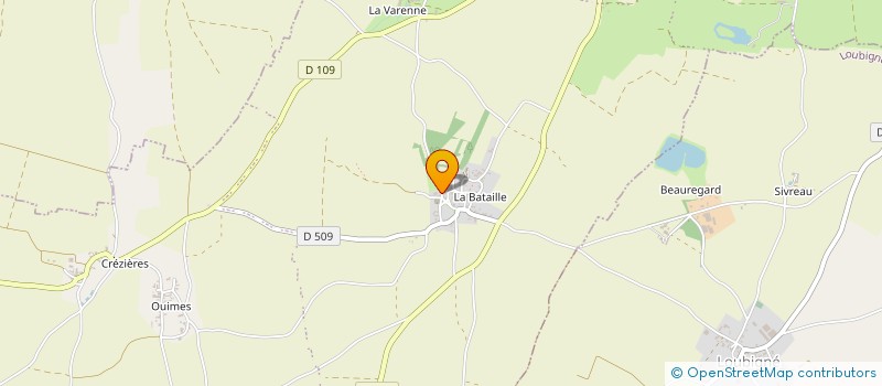 localisation de l'entreprise MONSIEUR THIERRY VEQUE  CHEF-BOUTONNE