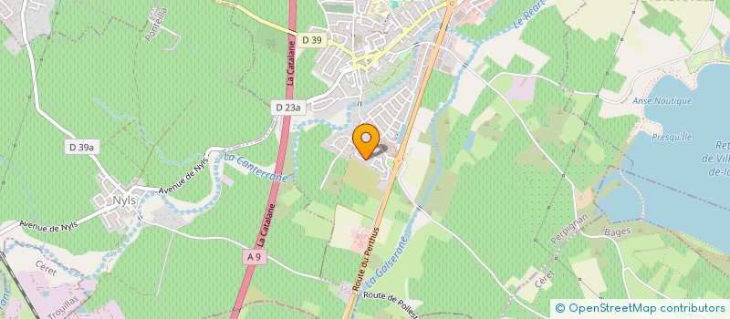 localisation de l'entreprise MONSIEUR THIERRY VERGE  POLLESTRES